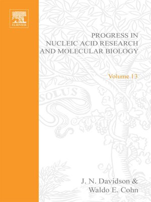 cover image of Progress in Nucleic Acid Research and Molecular Biology